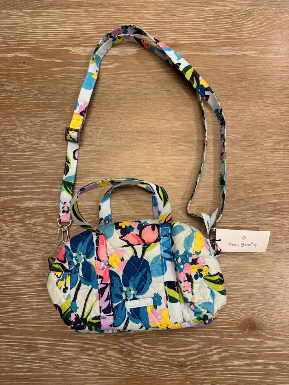 Vera Bradley “Marian Floral” Mini Satchel Crossbody